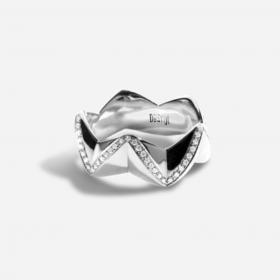 Crown in 18k White Gold