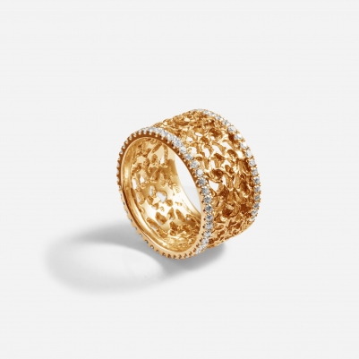 Garden Ring in 18k Yellow Gold