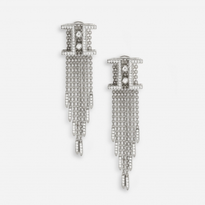 H Monogram in 18k White Gold