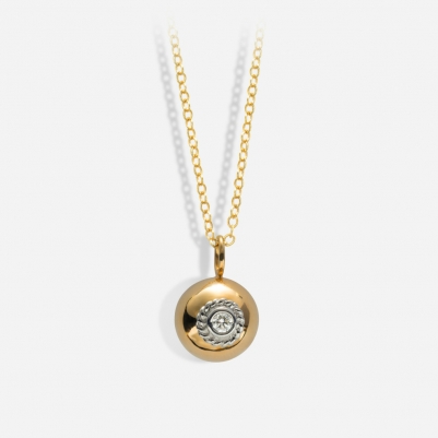 Poppy Necklace in 18k Yellow Gold