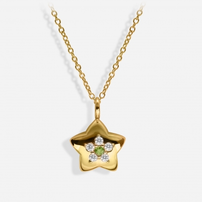 Star in 18k Yellow Gold