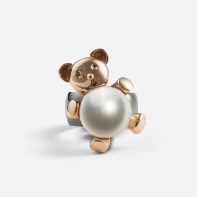 Tummy Bear in 18k Rose Gold